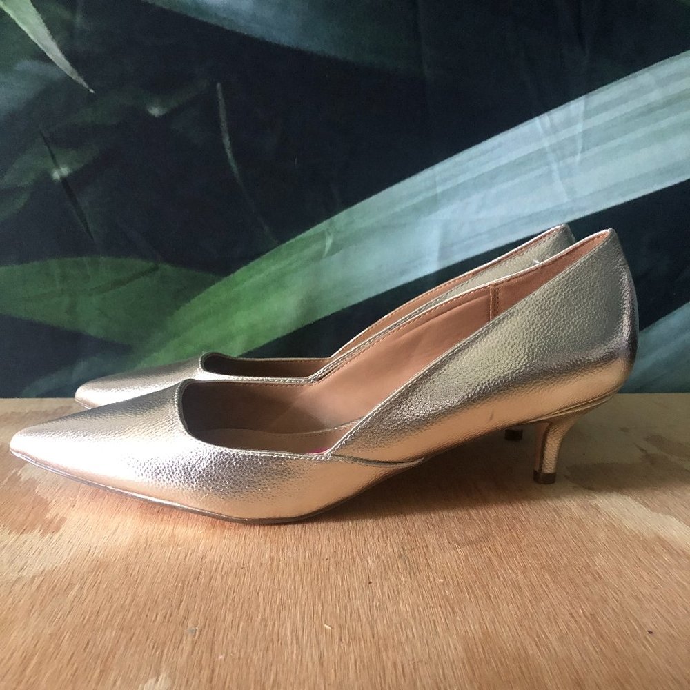 Women's Kitten Heel Calvin Klein Gold